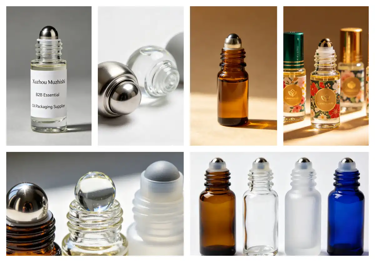 essential oil glass roller bottles, amber roller bottle 4