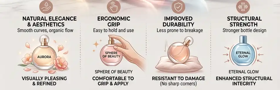 Advantages of Round Perfume Bottles