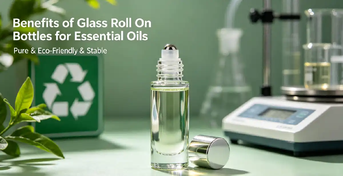 Empty Essential Oil Glass roller Glass Bottles