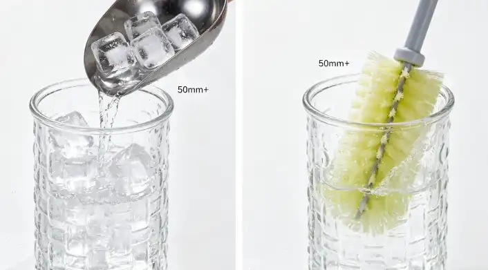 wide mouth glass drinking bottle 