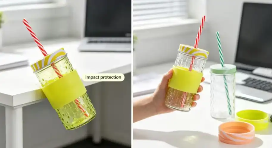 glass drinking bottle