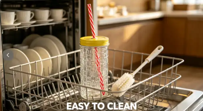 glass drinking bottle