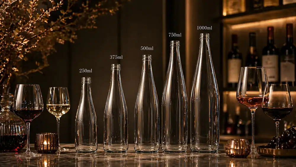 Glass Wine Bottles Sizes Glass Wine Bottles Sizes