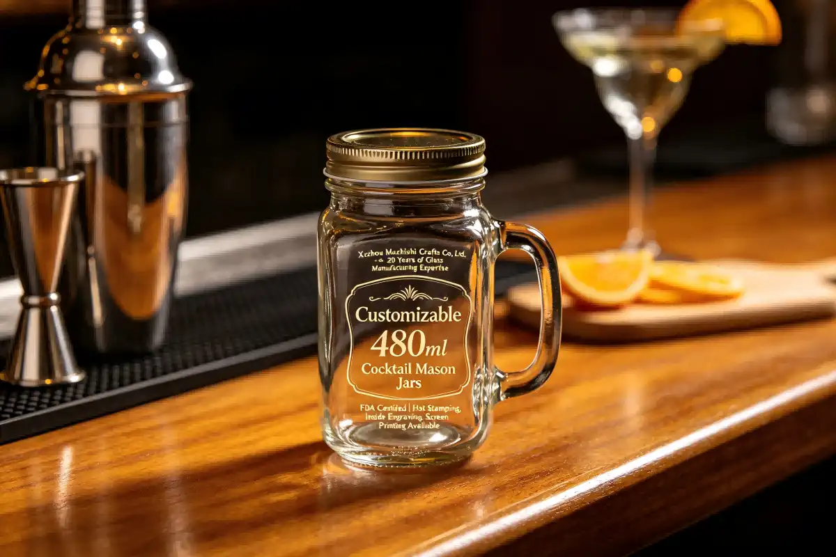 Mason jar drinking glasses