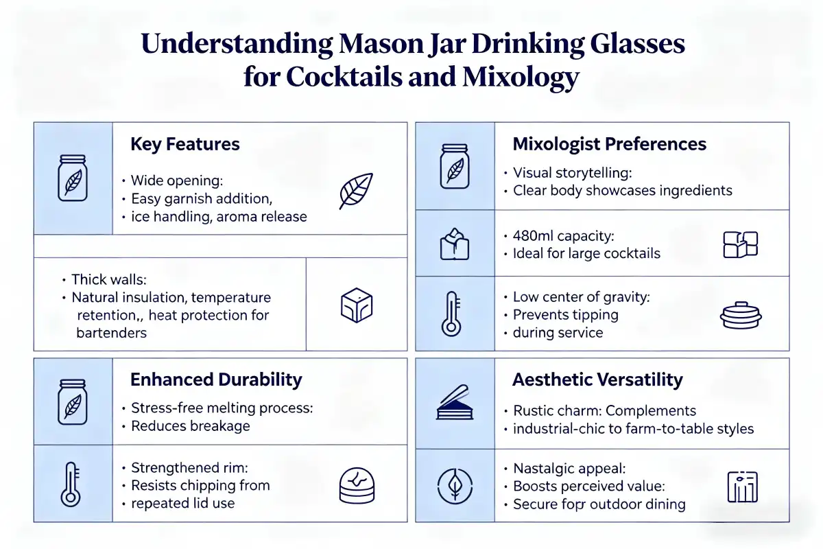 Mason Jar Drinking Glasses for Cocktails and Mixology Mason Jar Drinking Glasses for Cocktails and Mixology