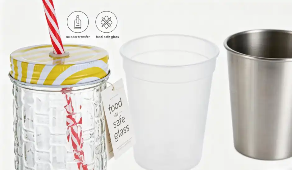 glass drinking bottle