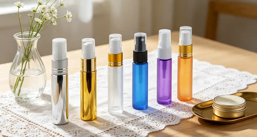 Colorful Glass Spray Bottles