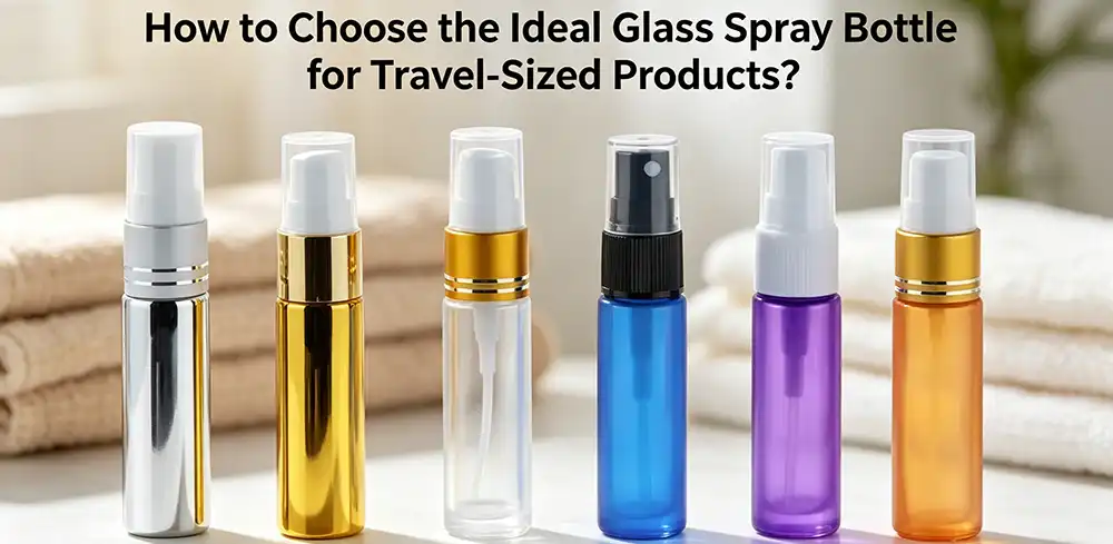 Colorful Glass Spray Bottles