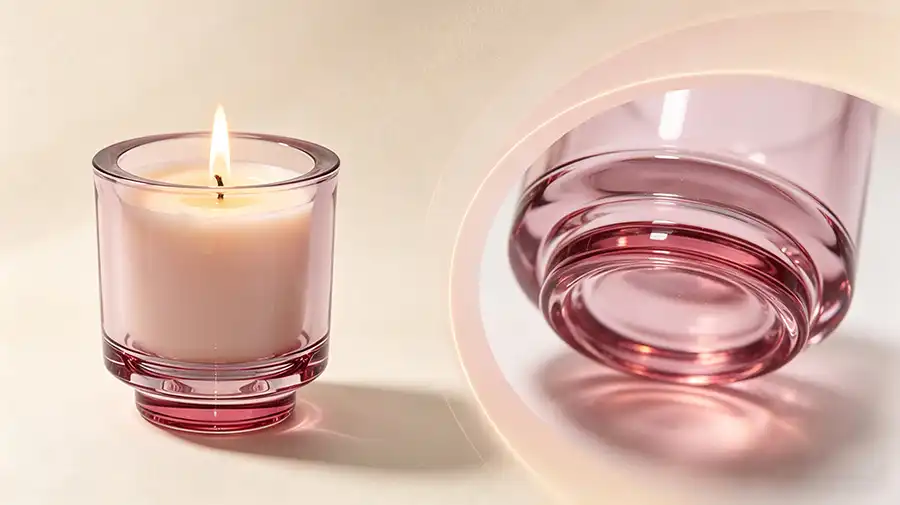 heavy base clear glass candle jar heavy base clear glass candle jar
