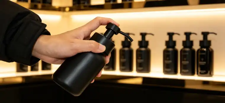 glass pump bottle