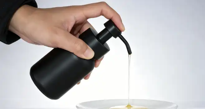 glass pump bottle