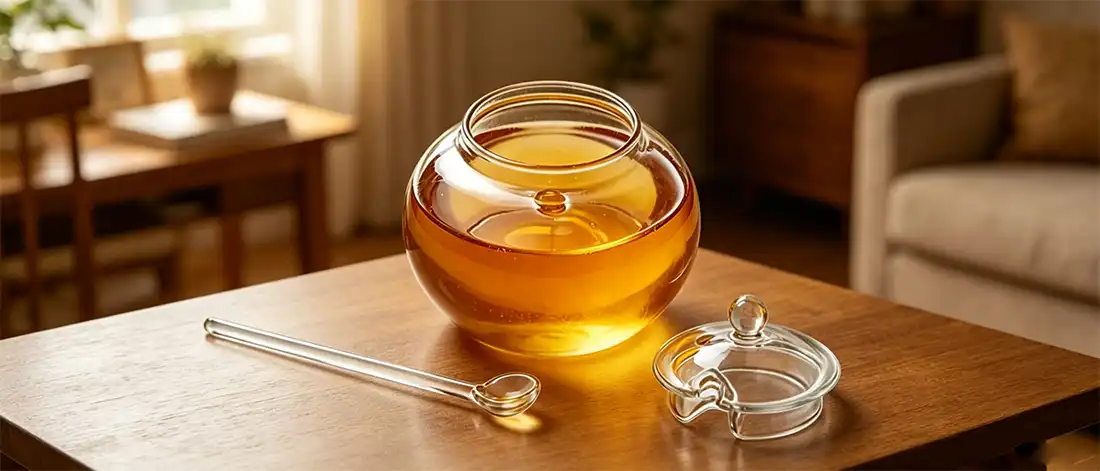 Glass Honey Jars