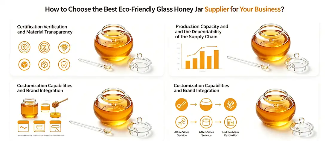 Eco-Friendly Glass Honey Jar Eco-Friendly Glass Honey Jar