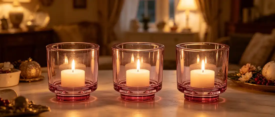 Heavy Base Clear Glass Candle Jars Heavy Base Clear Glass Candle Jars