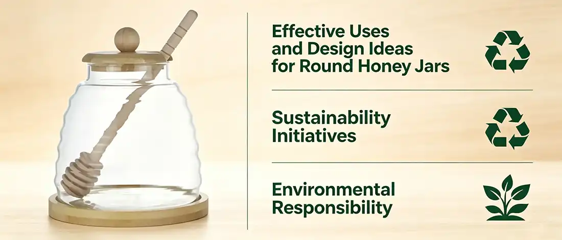Round Honey Jars