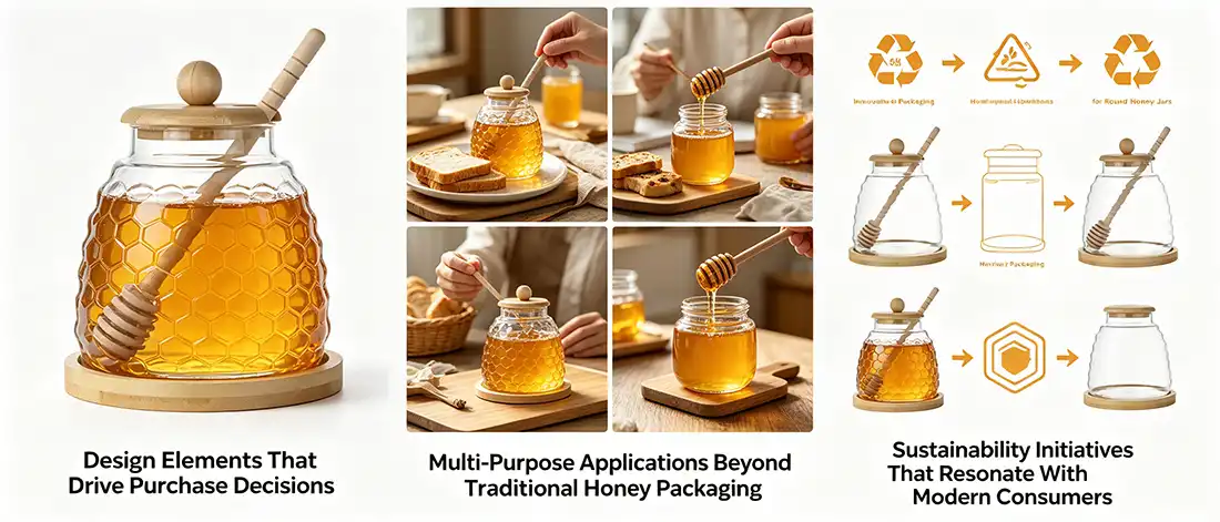 round honey jars round honey jars