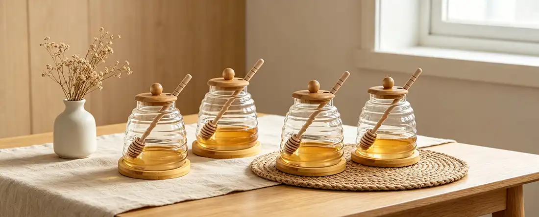 Round Honey Jars