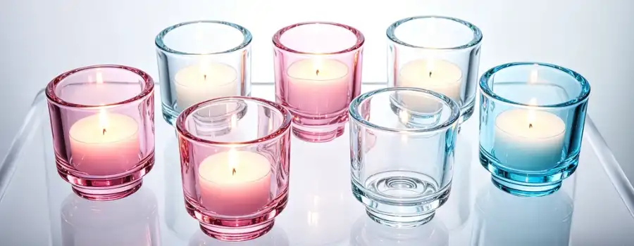 cylinder glass candle jar