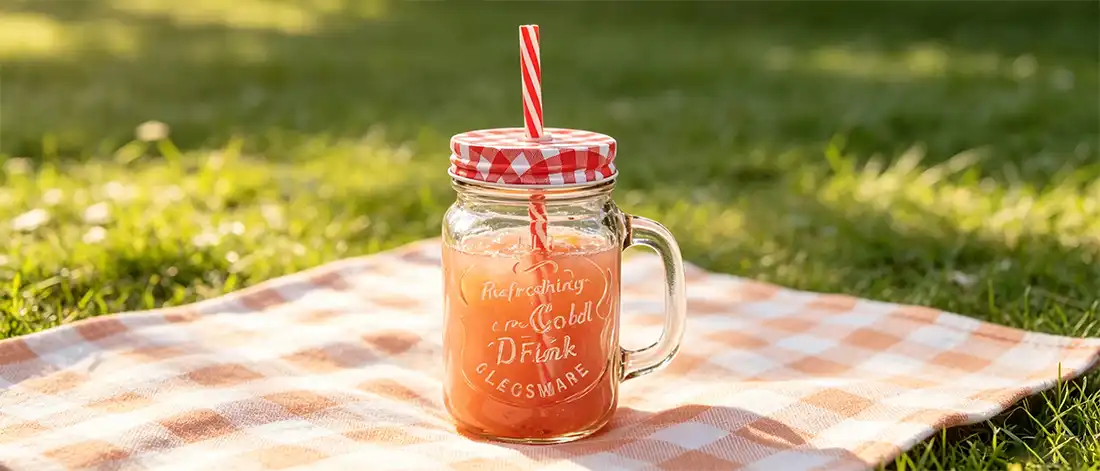 Glass Tea Juice Cup