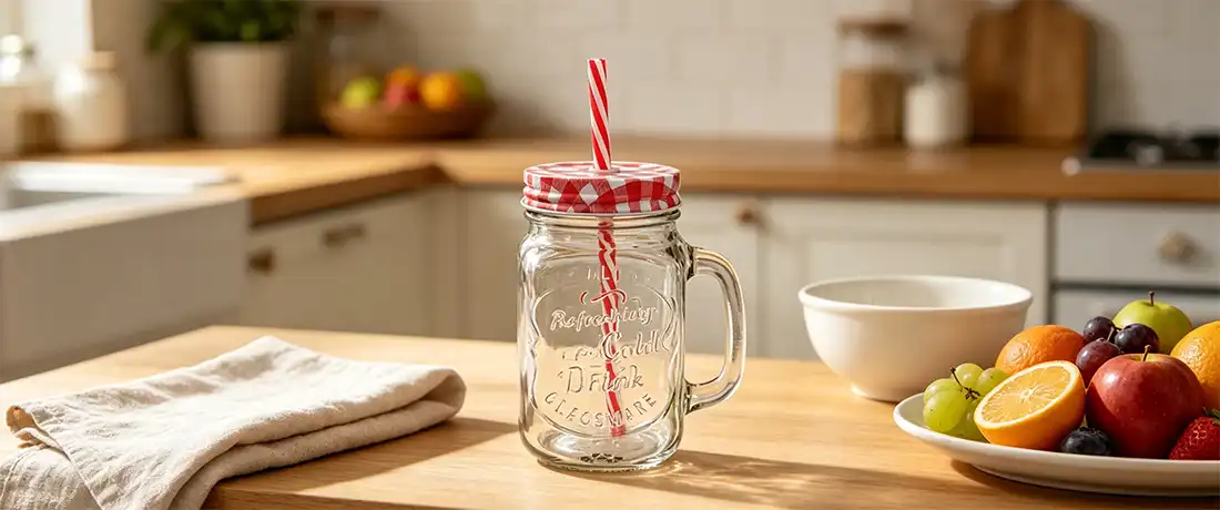 Glass Tea Juice Cup