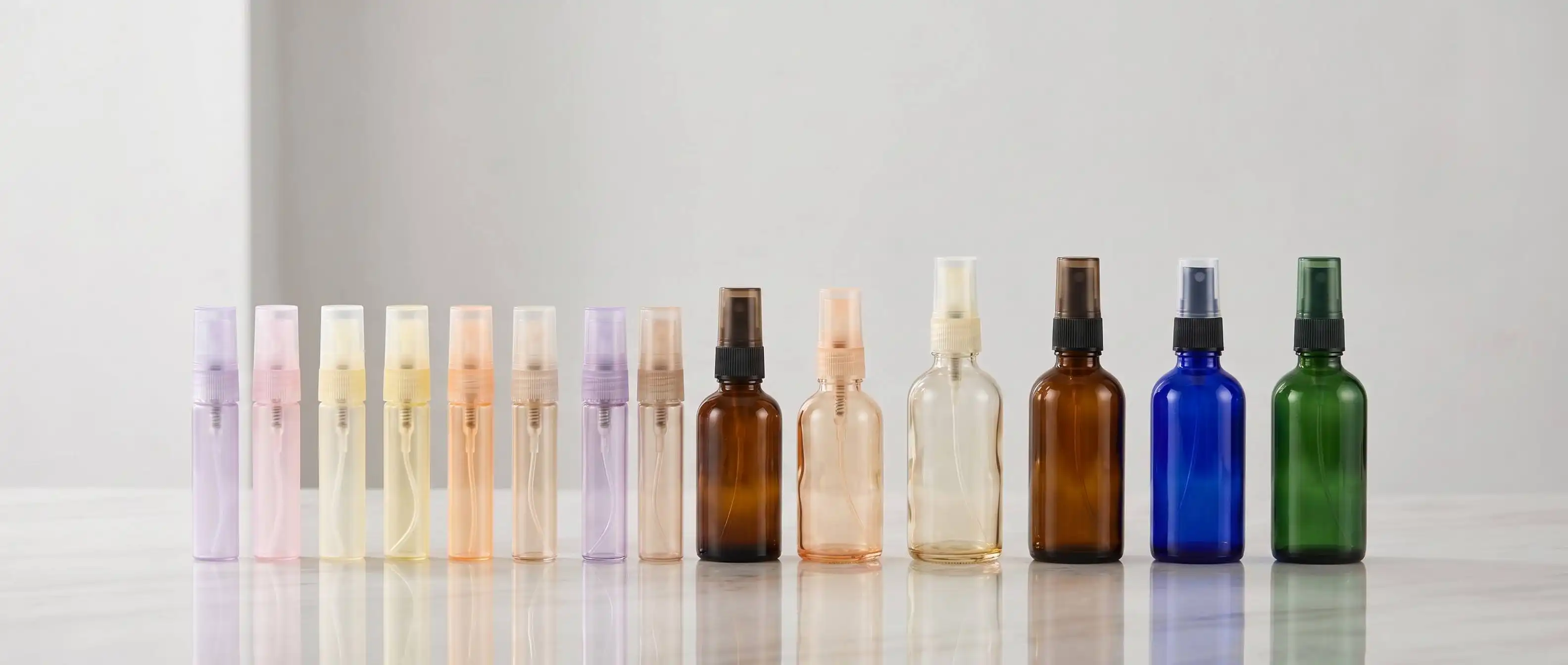 Colorful Glass Bottles