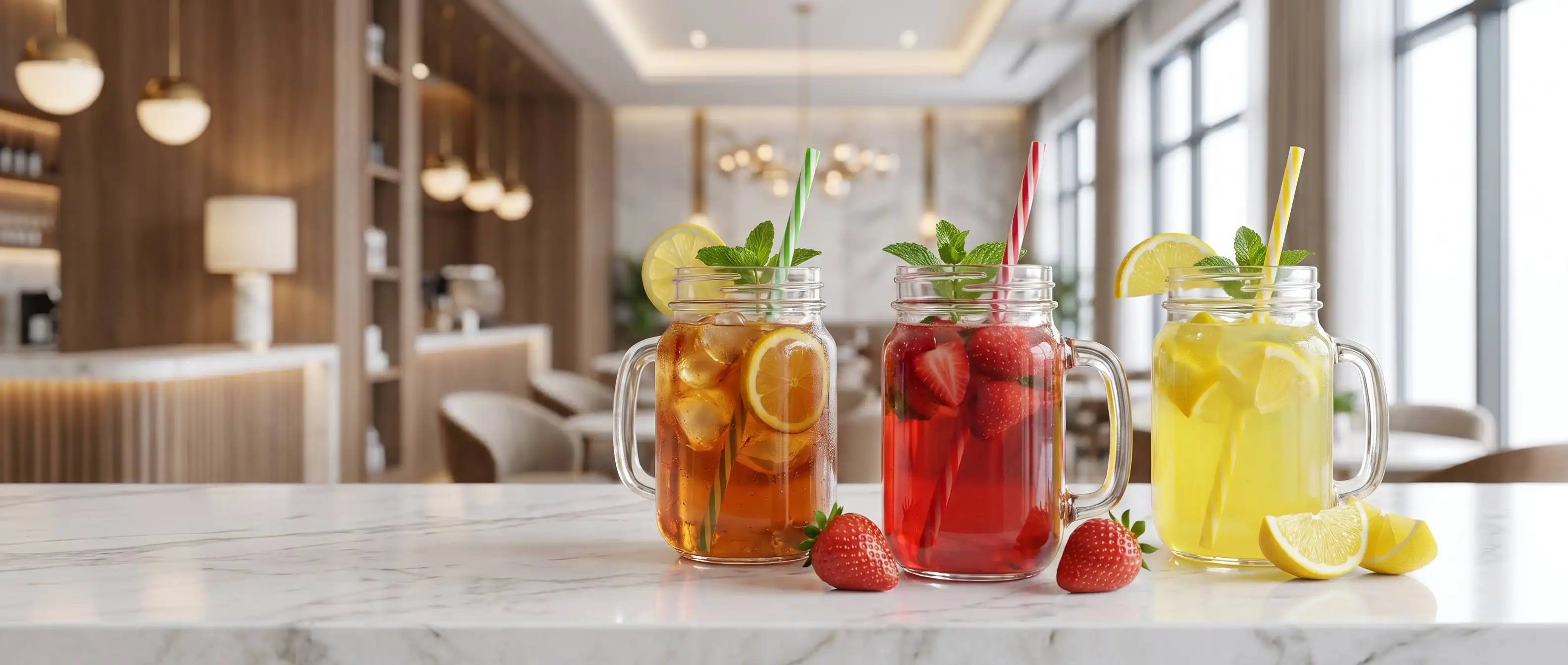 Glass Tea Juice Cup Glass Tea Juice Cup