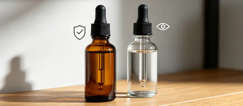 small essential oil bottle