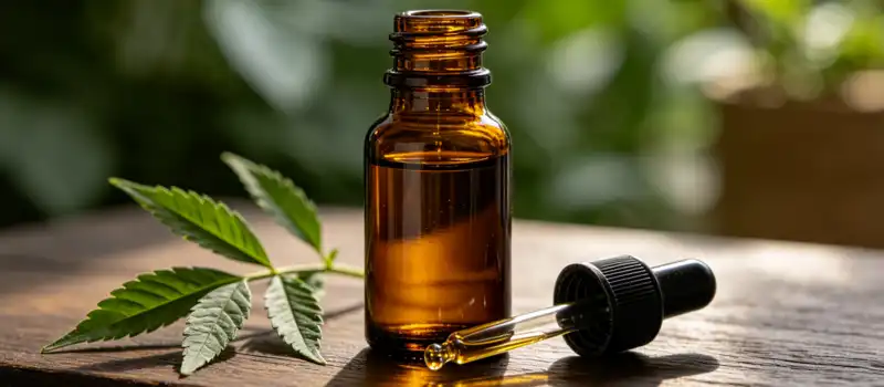 small essential oil bottle