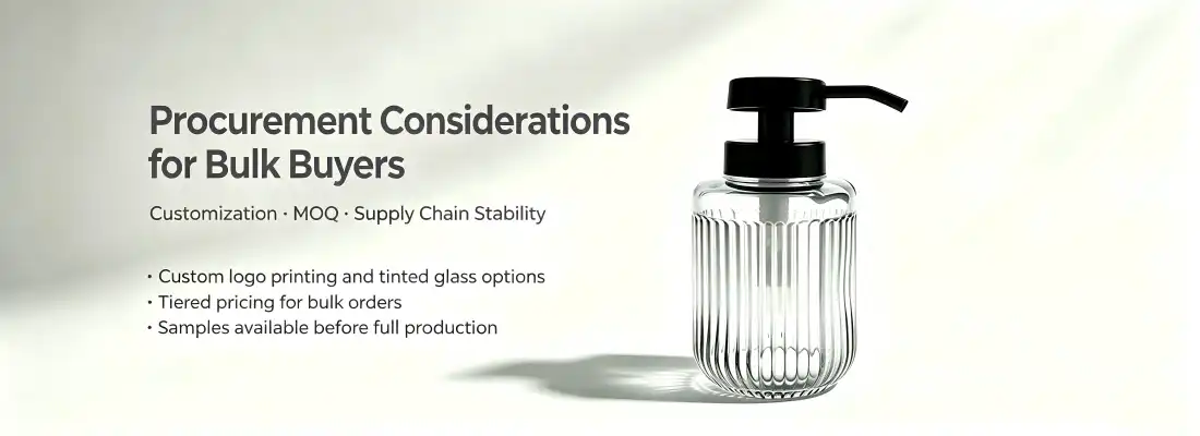 Glass Dispenser Bottle