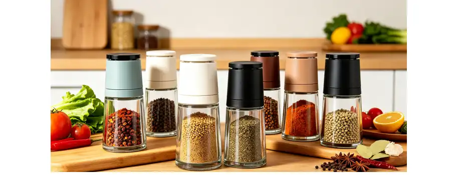 adjustable glass spice grinder