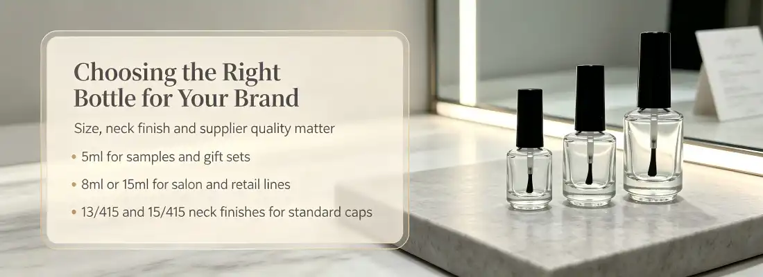 Round Shoulder Clear Glass Nail Polish Bottles Round Shoulder Clear Glass Nail Polish Bottles