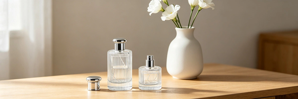custom logo high quality empty perfume bottle