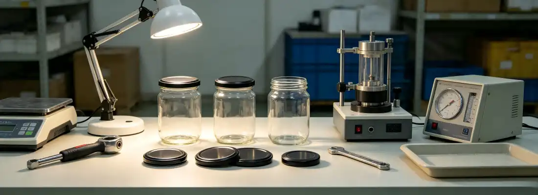 Multi-Size Black Metal Jar Lids