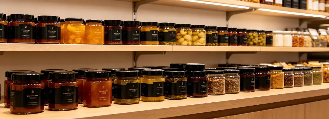 Multi-Size Black Metal Jar Lids