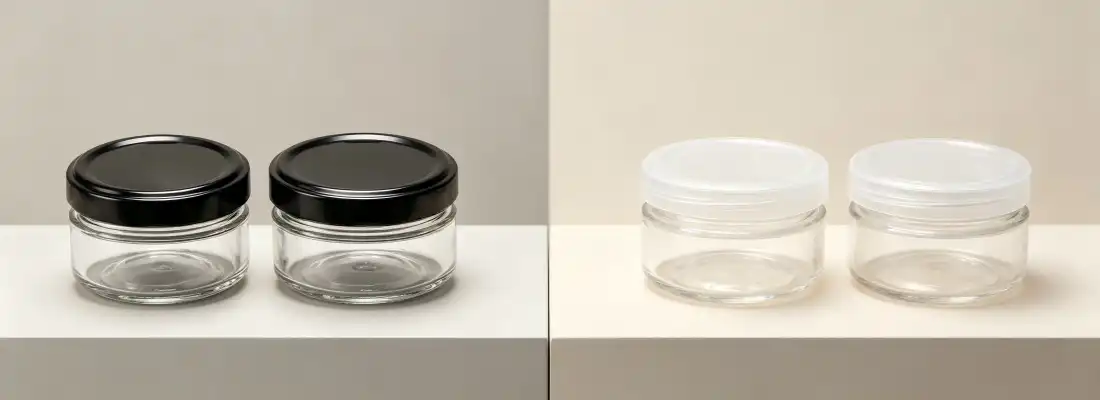 Multi-Size Black Metal Jar Lids