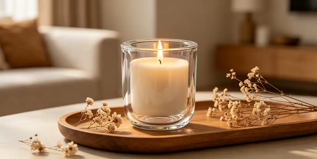 Glass Candle Holders