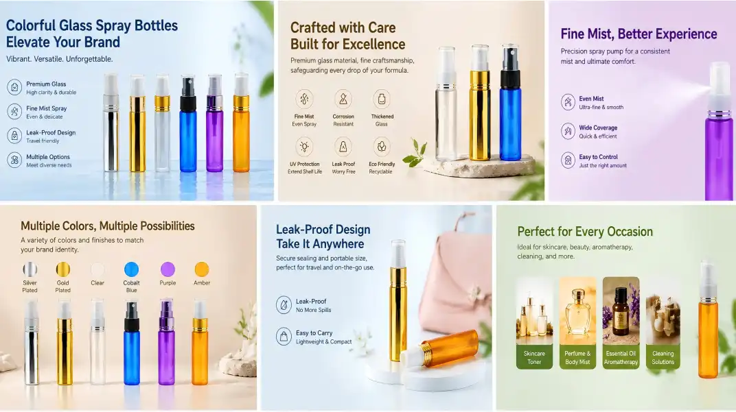 Colorful Spray Bottles