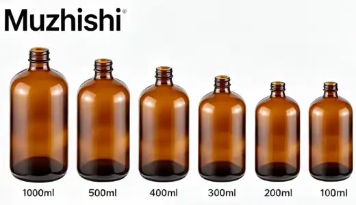 500ml amber glass spray bottle