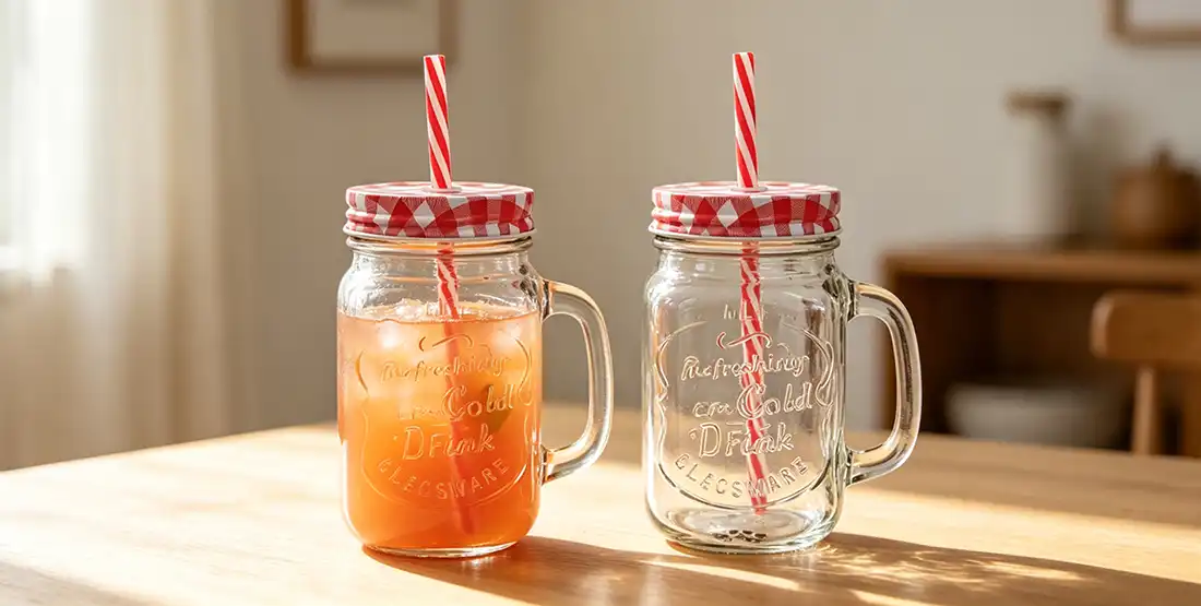 Glass Tea Juice Cup
