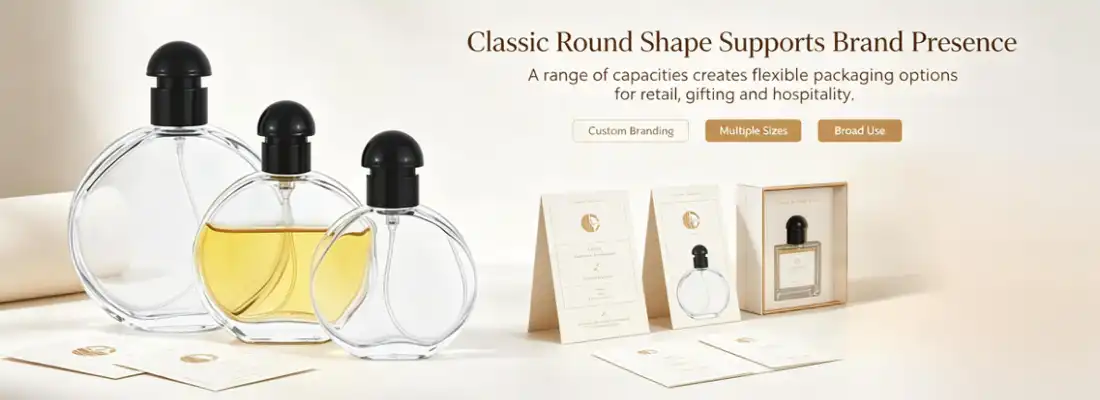 Round perfume bottle Round perfume bottle