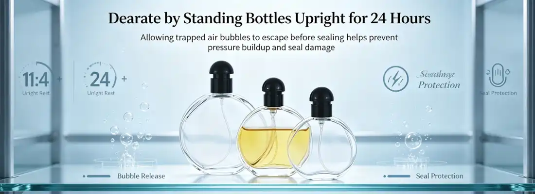 Round perfume bottle