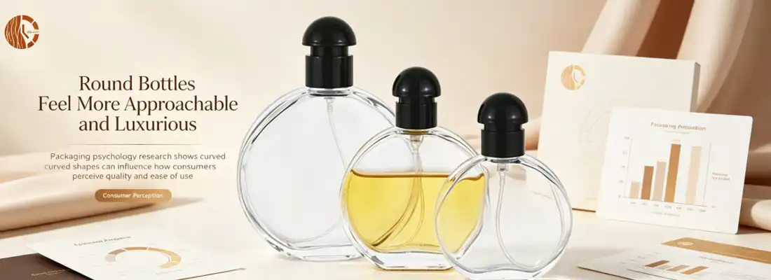 Round perfume bottle