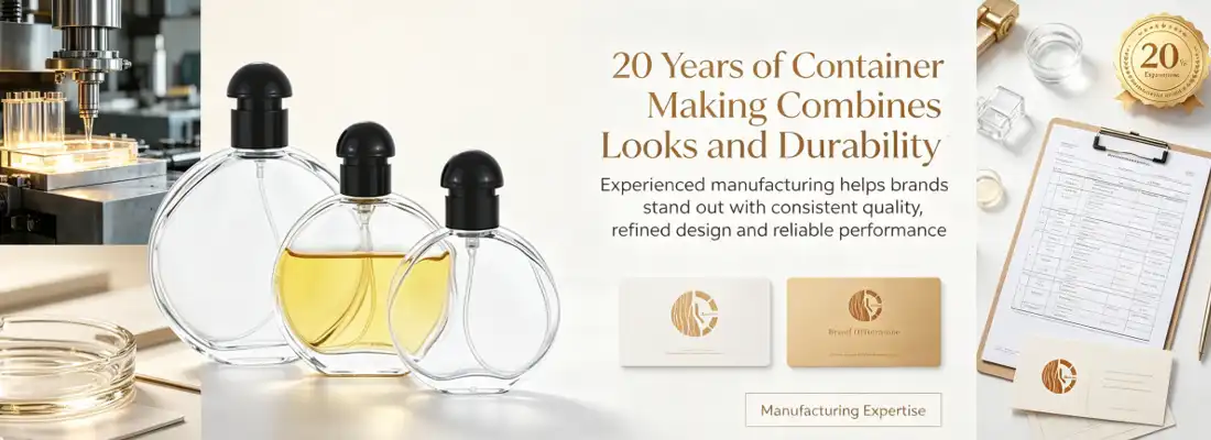 Round perfume bottle