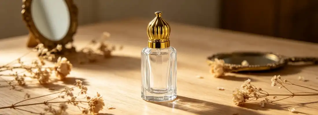 small essential oil bottle