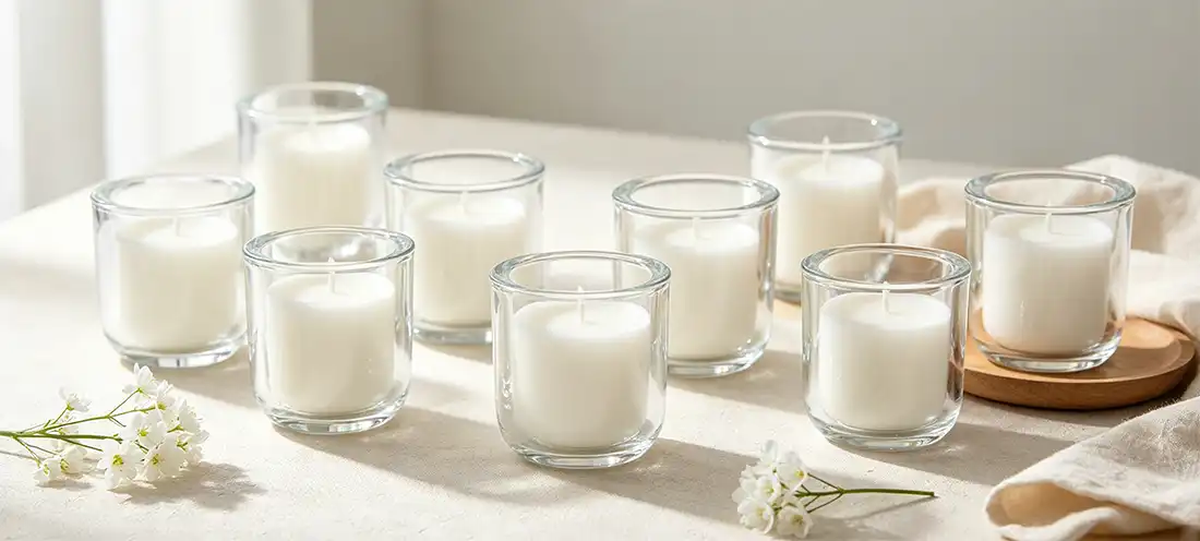 Glass Candle Holders