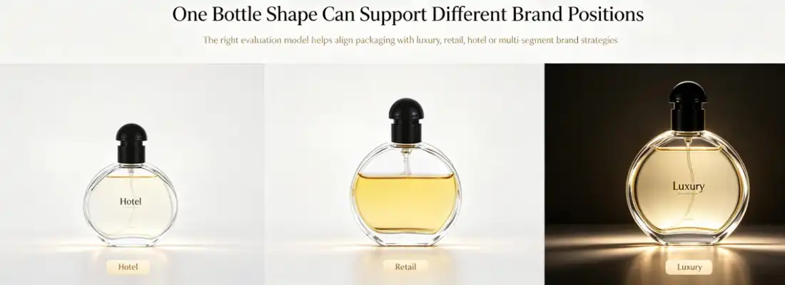 Round perfume bottle