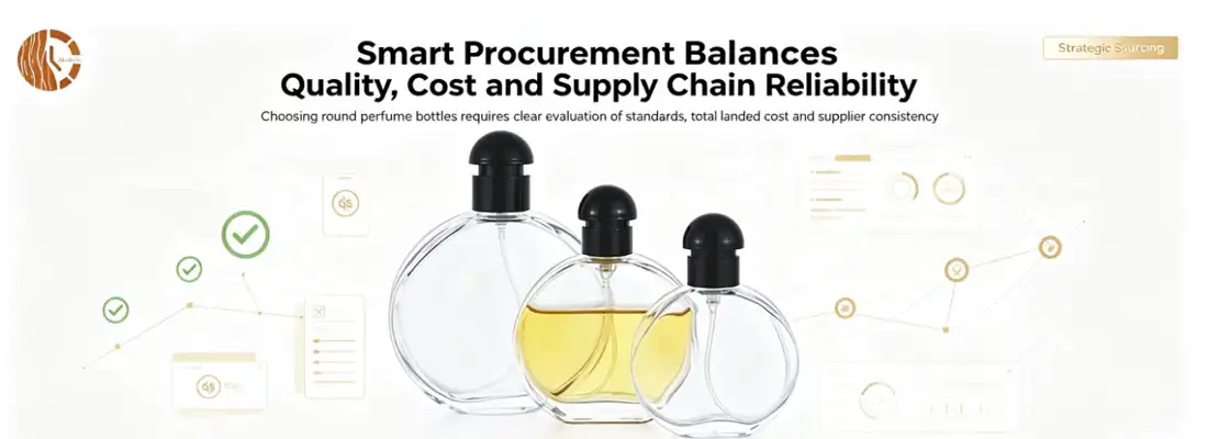 Round perfume bottle