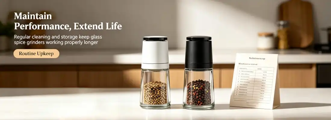 adjustable glass spice grinder