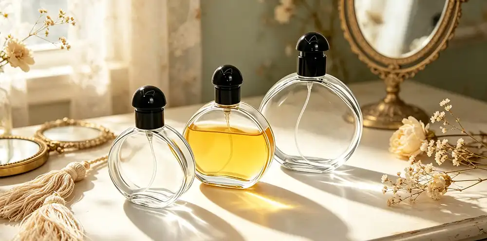 Round perfume bottle Round perfume bottle