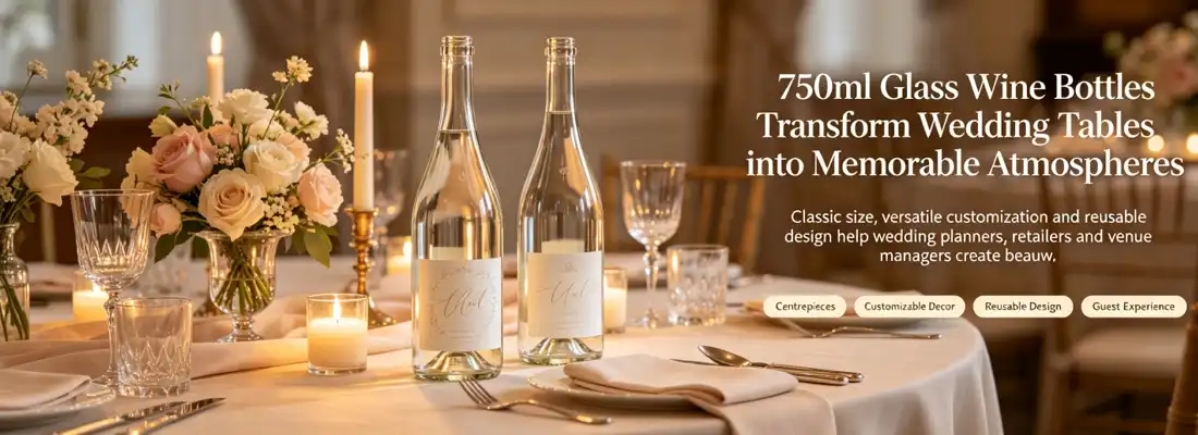 750ml Glass Wine Bottles